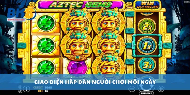 Giao diện hấp dẫn người chơi mỗi ngày